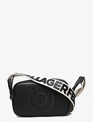 Karl Lagerfeld - k/circle camerabag perforated - rippijuhlat - black - 0