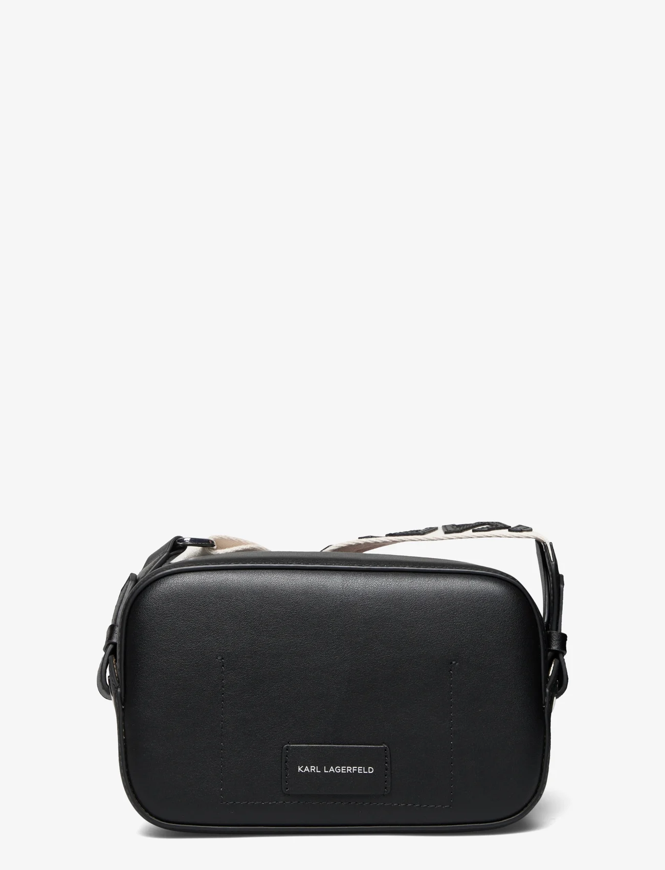 Karl Lagerfeld - k/circle camerabag perforated - rippijuhlat - black - 1