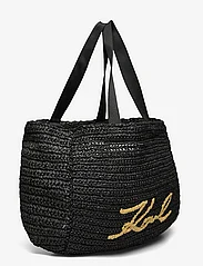Karl Lagerfeld - k/signature beach tote raf - pirkinių krepšiai - black - 2