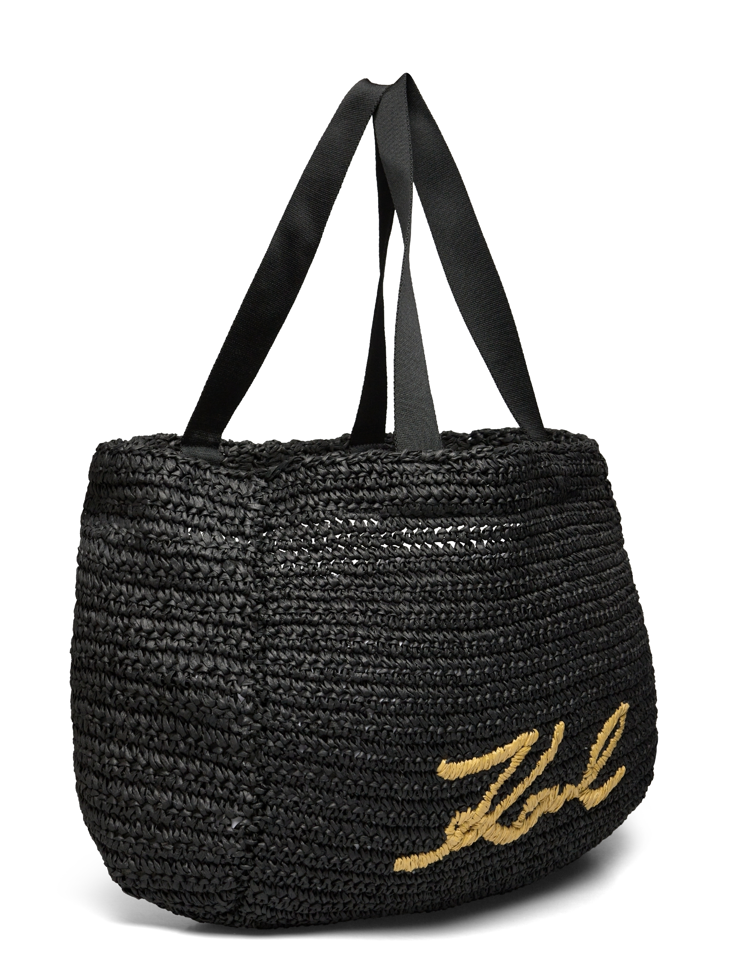 Karl Lagerfeld - k/signature beach tote raf - black - 2
