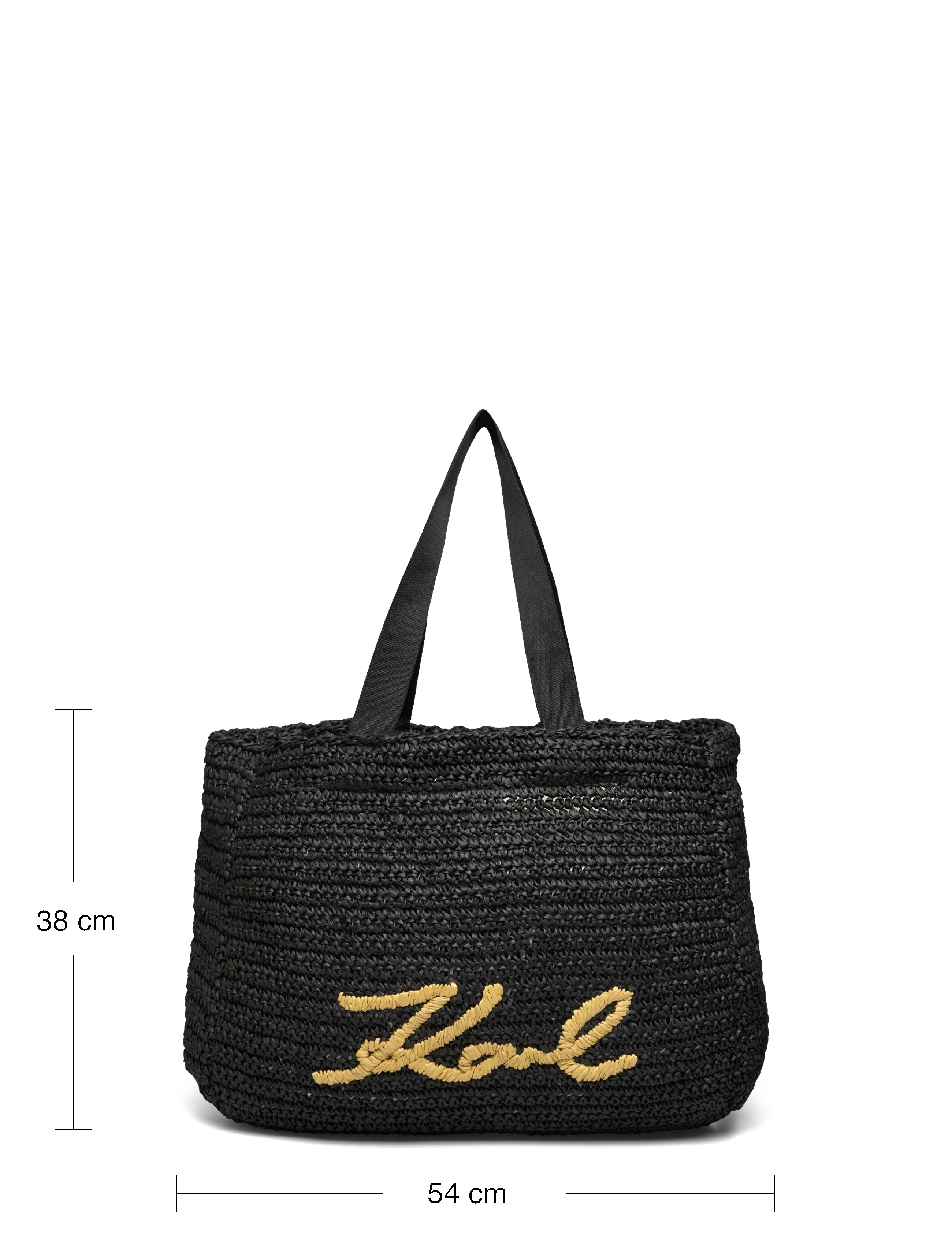 Karl Lagerfeld - k/signature beach tote raf - black - 5