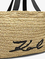 Karl Lagerfeld - k/signature beach tote raf - tote bags - natural - 3