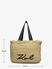 Karl Lagerfeld - k/signature beach tote raf - tote bags - natural - 5