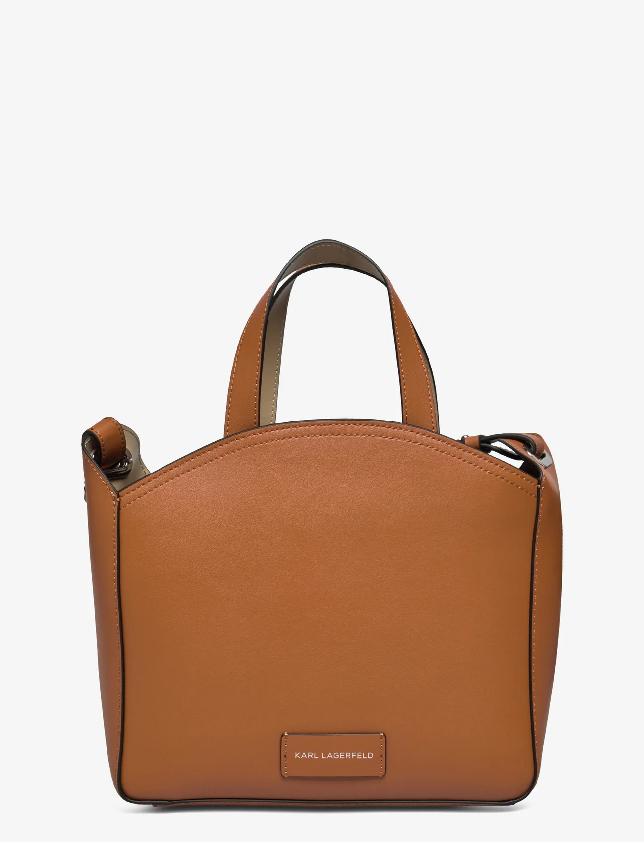 Karl Lagerfeld - k/circle sm tote perforated - party wear at outlet prices - sudan brown - 1