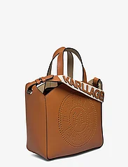 Karl Lagerfeld - k/circle sm tote perforated - party wear at outlet prices - sudan brown - 2