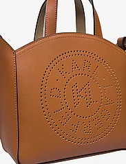 Karl Lagerfeld - k/circle sm tote perforated - party wear at outlet prices - sudan brown - 3