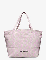 Karl Lagerfeld - k/ikonik 2.0 choup mono shop - tote bags - orchid pink - 1