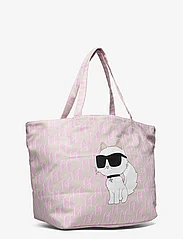 Karl Lagerfeld - k/ikonik 2.0 choup mono shop - tote bags - orchid pink - 2