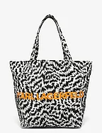 k/zebra shopper - BLACK/WHITE