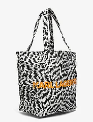 Karl Lagerfeld - k/zebra shopper - pirkinių krepšiai - black/white - 2