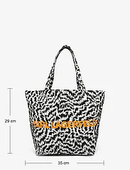 Karl Lagerfeld - k/zebra shopper - pirkinių krepšiai - black/white - 5