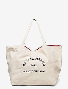 k/rue st guillaume canvas tote, Karl Lagerfeld