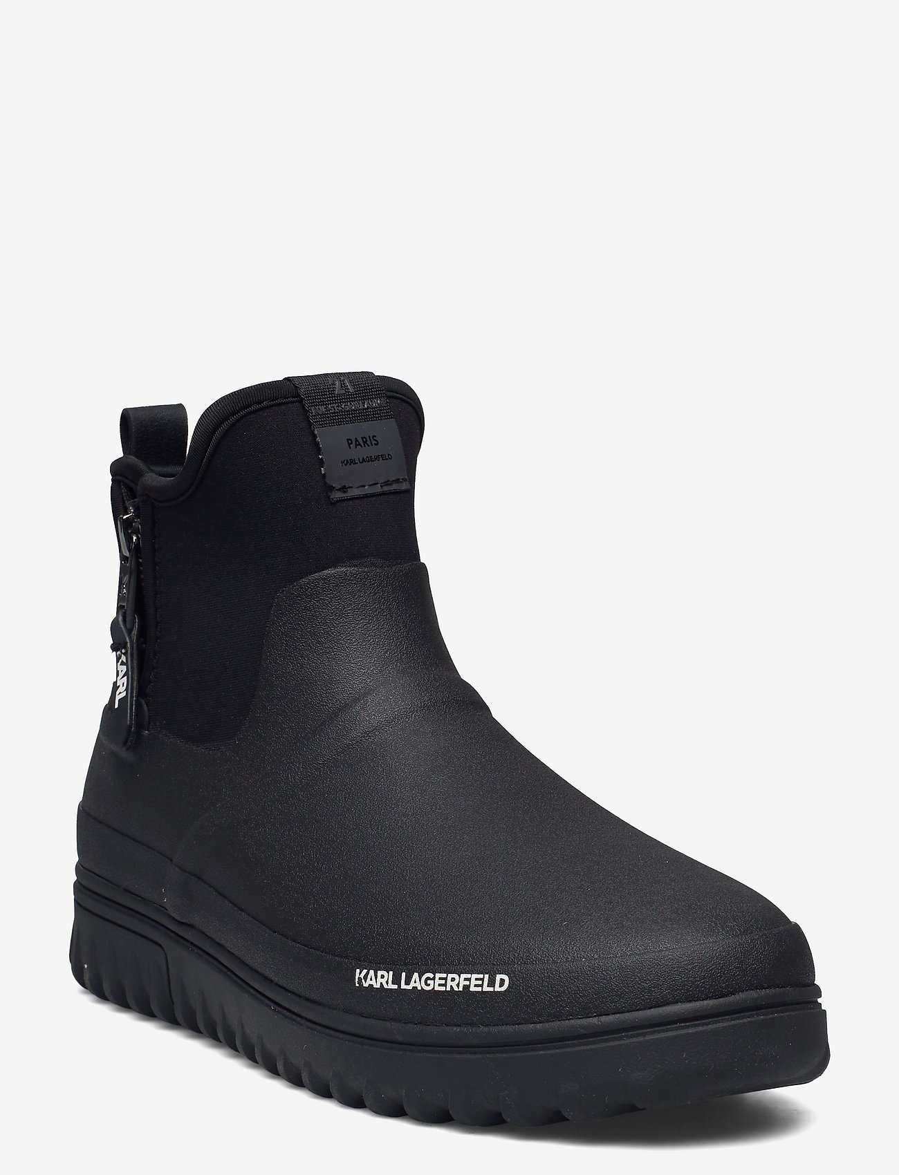 Karl Lagerfeld Shoes - VOSTOK Lo Sock Boot - black rubber - 0
