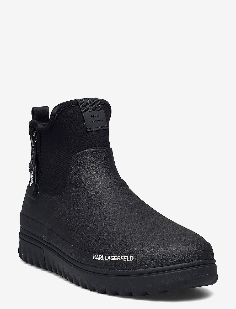 Karl Lagerfeld Shoes - VOSTOK Lo Sock Boot - black rubber - 0
