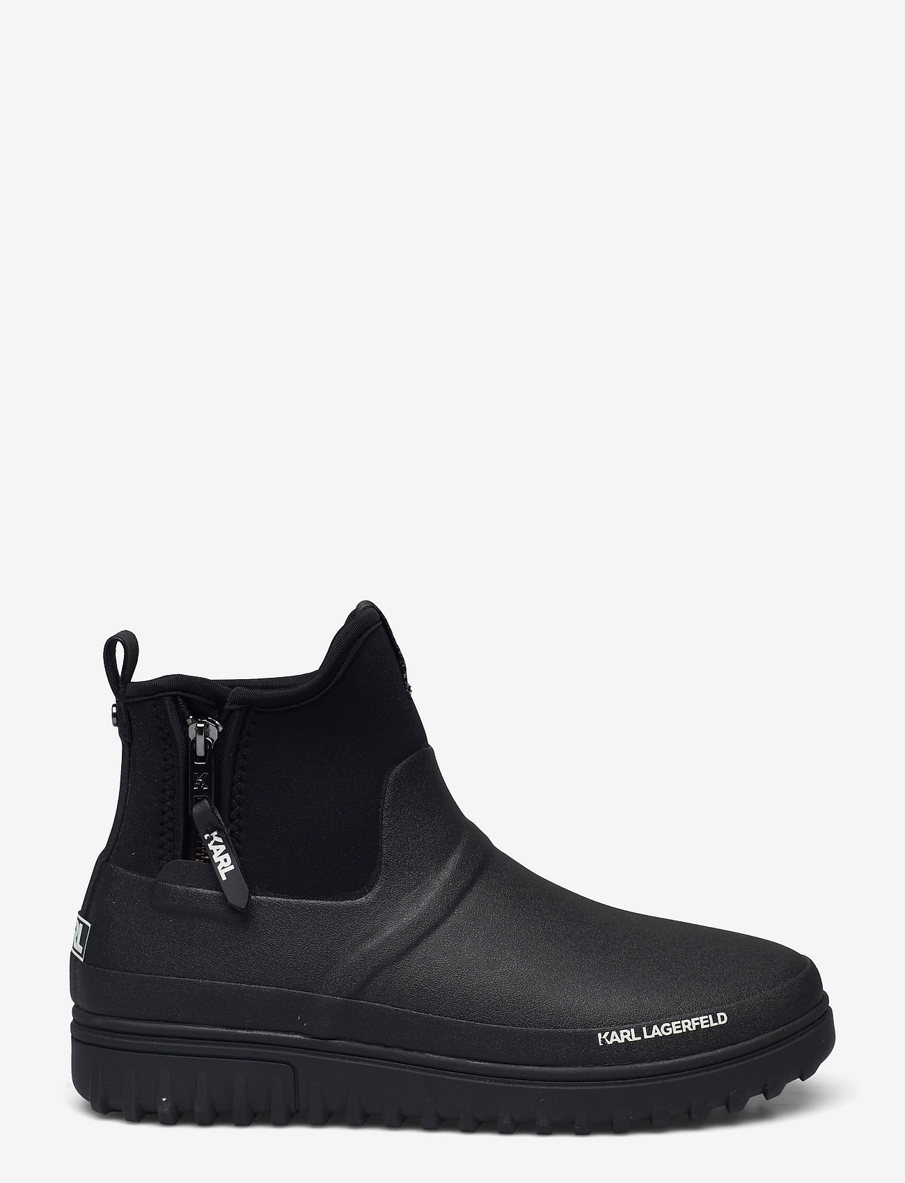 Karl Lagerfeld Shoes - VOSTOK Lo Sock Boot - black rubber - 1