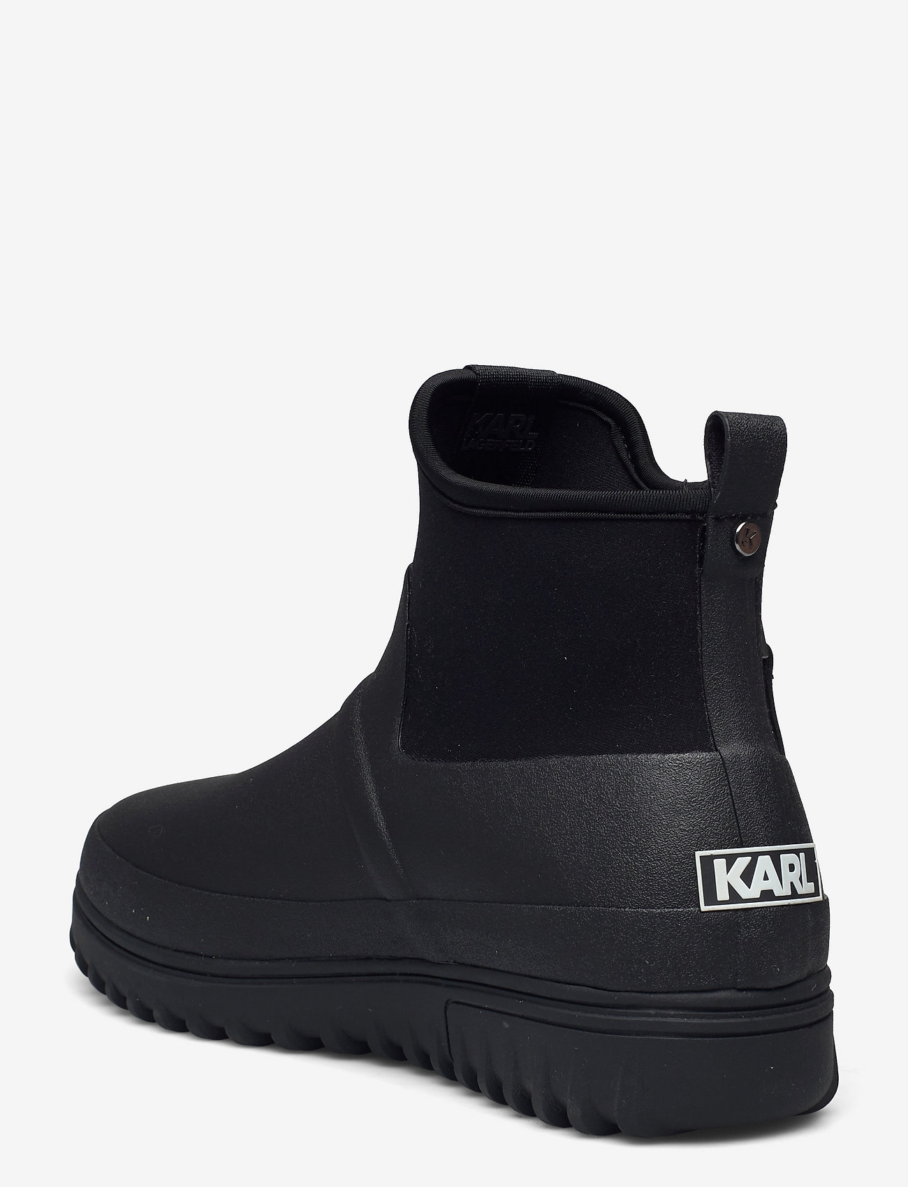 Karl Lagerfeld Shoes - VOSTOK Lo Sock Boot - black rubber - 2