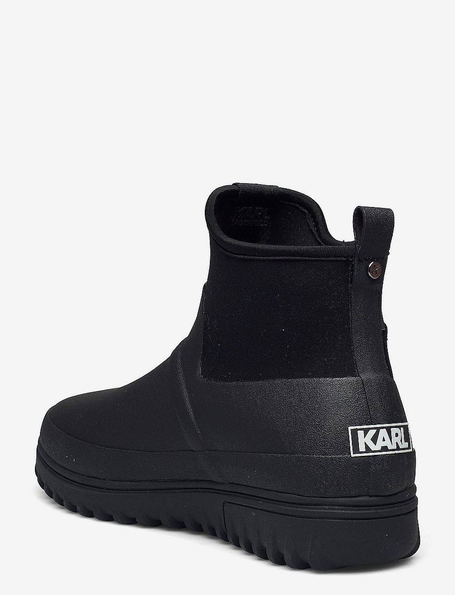 Karl Lagerfeld Shoes - VOSTOK Lo Sock Boot - black rubber - 2