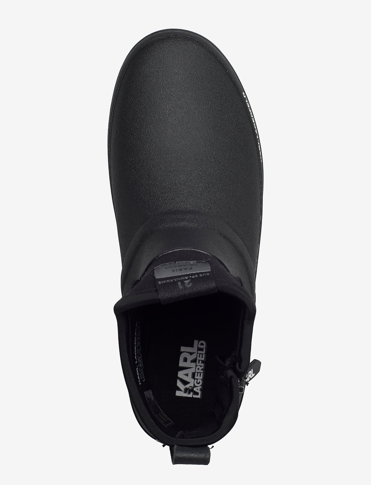 Karl Lagerfeld Shoes - VOSTOK Lo Sock Boot - black rubber - 3