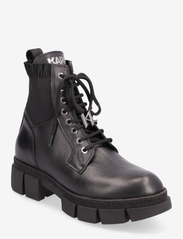 Karl Lagerfeld Shoes - ARIA - snørestøvler - black lthr - 0
