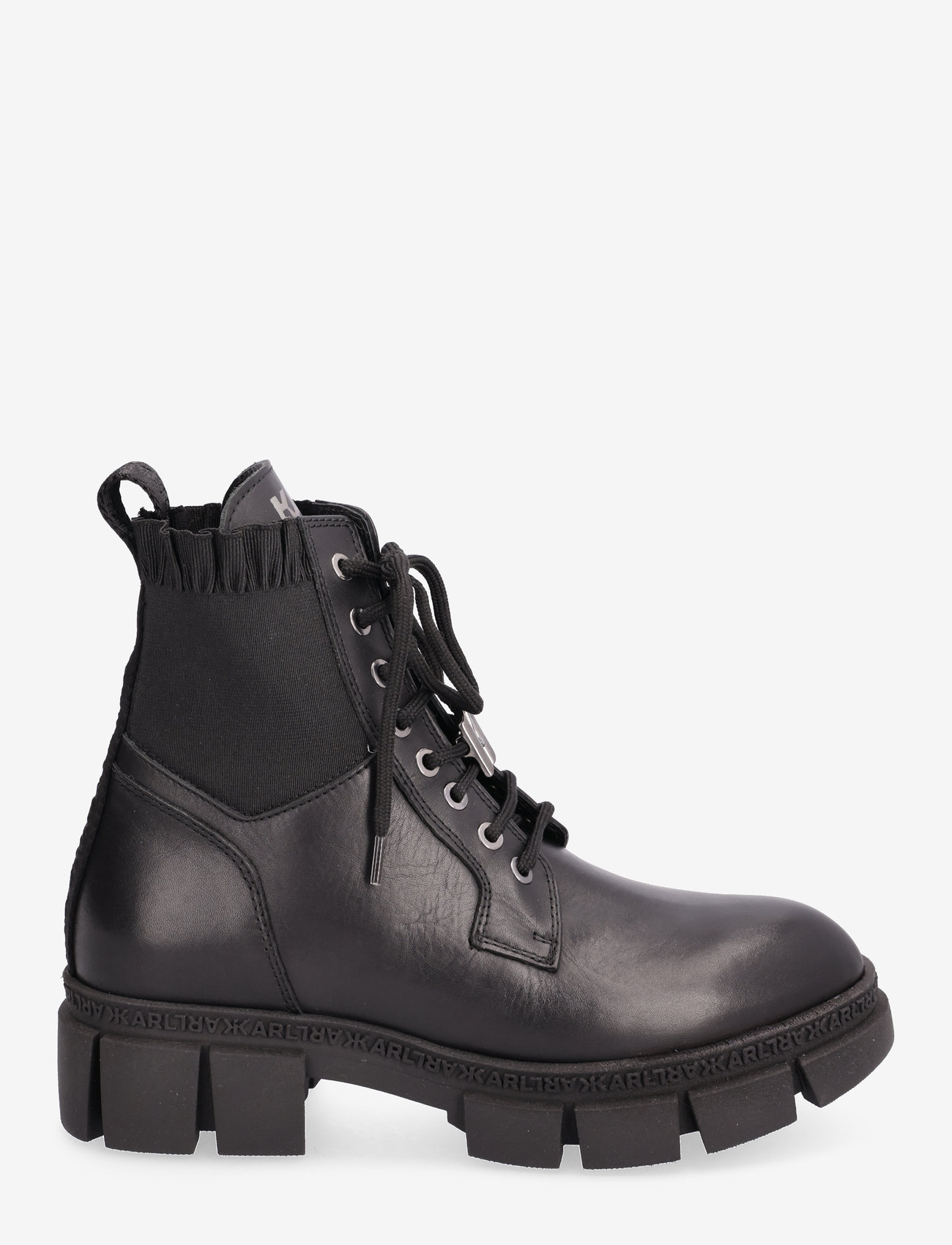 Karl Lagerfeld Shoes - ARIA - paeltega saapad - black lthr - 1
