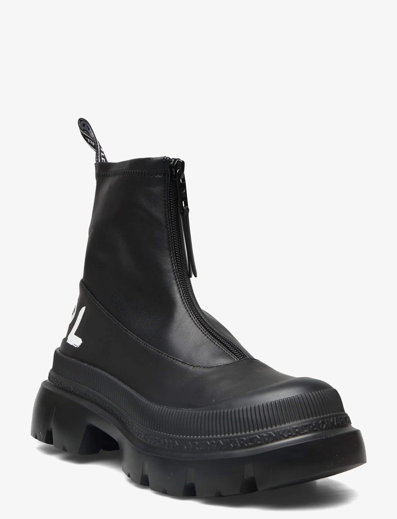 Karl Lagerfeld Shoes - TREKKA MAX KC - chelsea stila zābaki - black lthr - 0
