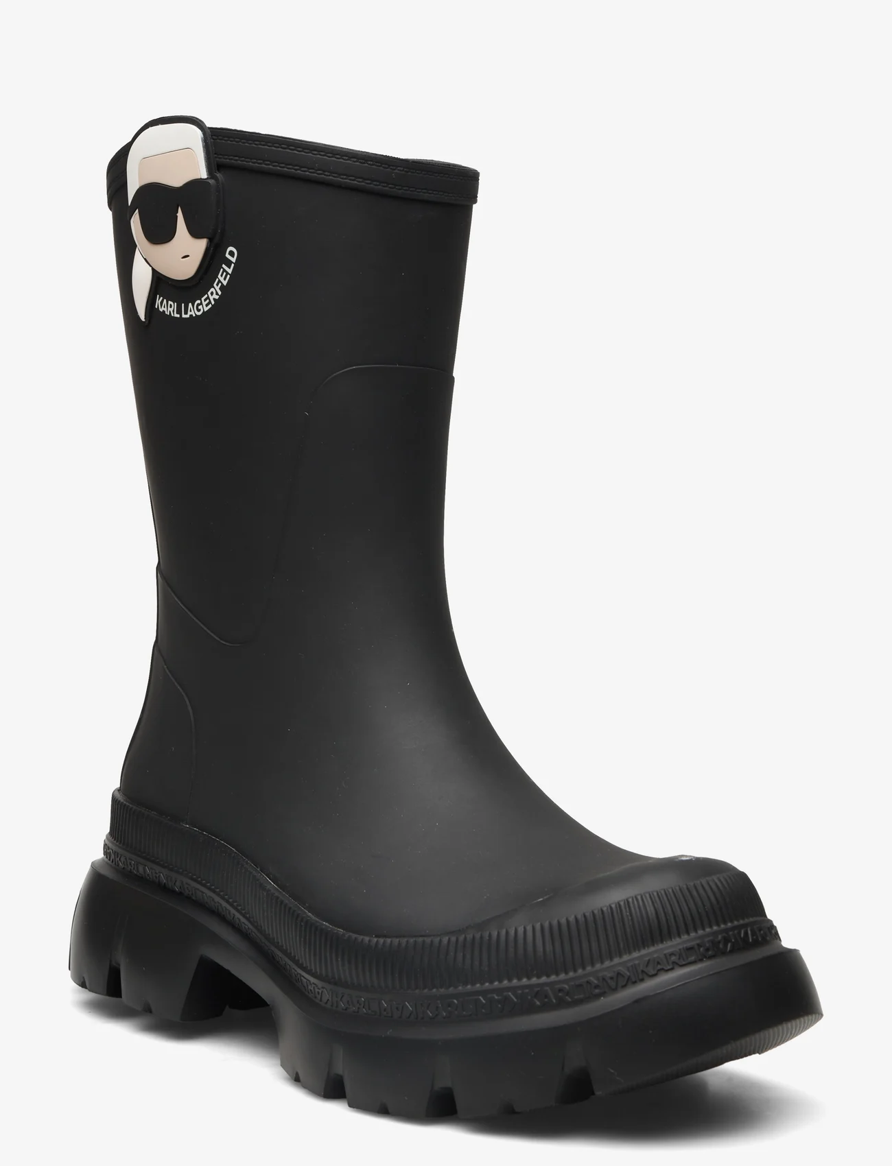 Karl Lagerfeld Shoes - TREKKA RAIN NFT - rain boots - black rubber - 0
