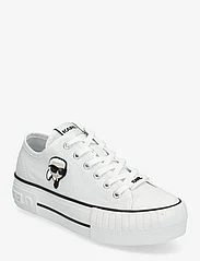 Karl Lagerfeld Shoes - KAMPUS MAX NFT P - lave sneakers - white canvas - 0