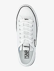 Karl Lagerfeld Shoes - KAMPUS MAX NFT P - lave sneakers - white canvas - 3