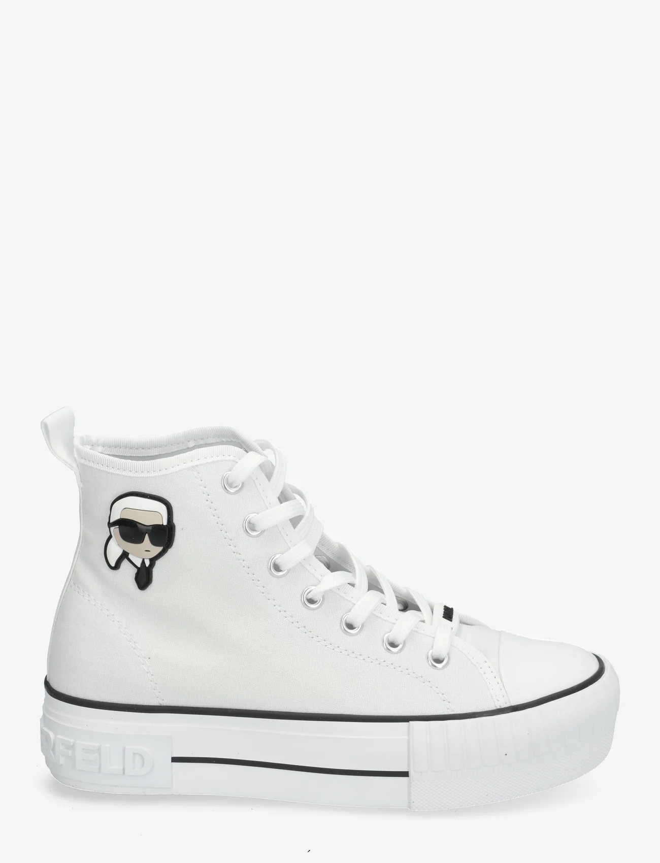 Karl Lagerfeld Shoes - KAMPUS MAX NFT - high top sneakers - white canvas - 1