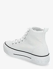 Karl Lagerfeld Shoes - KAMPUS MAX NFT - korkeavartiset tennarit - white canvas - 2