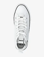 Karl Lagerfeld Shoes - KAMPUS MAX NFT - korkeavartiset tennarit - white canvas - 3