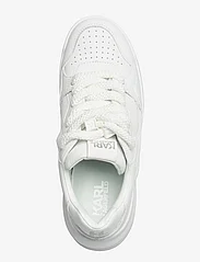 Karl Lagerfeld Shoes - KREW MAX KC - sneakersy niskie - white lthr - 3