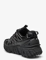 Karl Lagerfeld Shoes - K/TRAIL KC - laisvalaiko batai storu padu - black lthr&txtl mono - 2