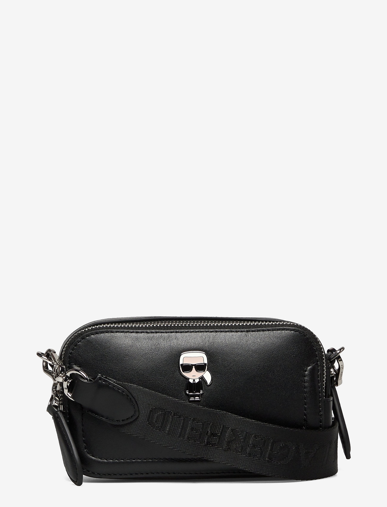 Karl Lagerfeld - K/Ikonik Leather Camerabag - black - 0