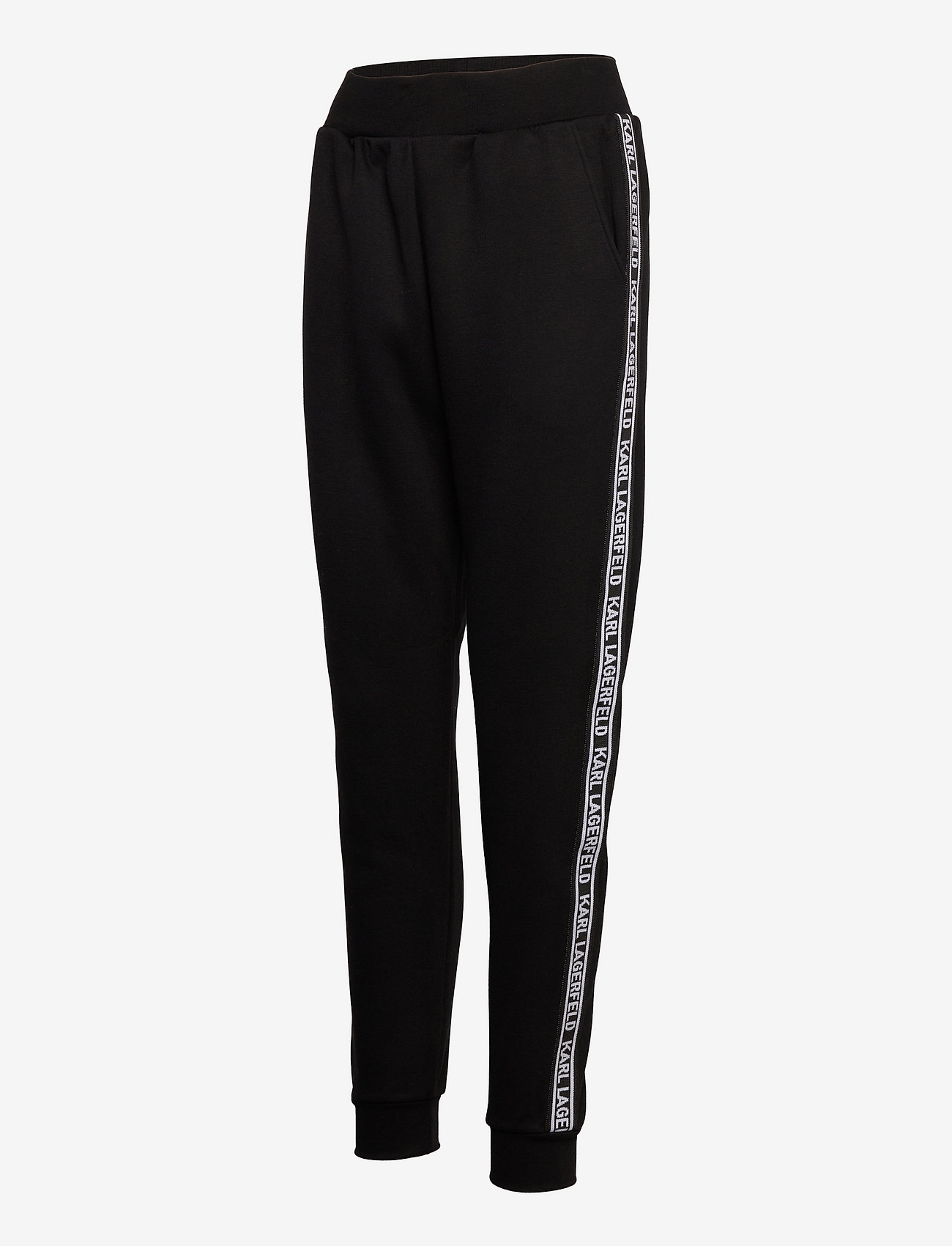 Karl Lagerfeld - Double Jersey Logo Pants - black - 3