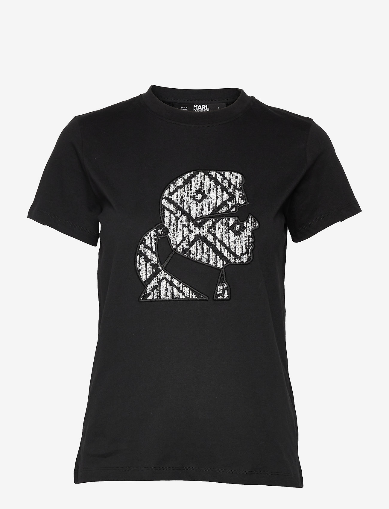 Karl Lagerfeld - Boucle Profile T-Shirt - black - 0