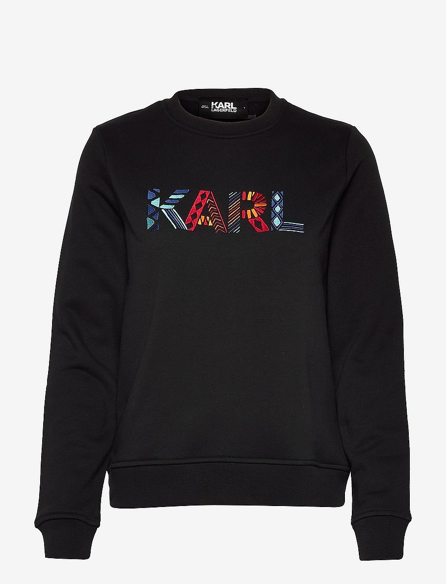 Karl Lagerfeld - Multicolour Logo Sweatshirt - black - 0