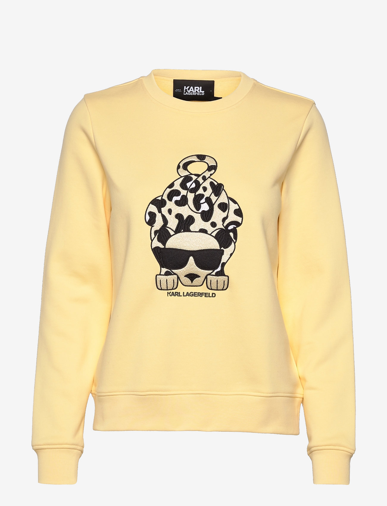 Karl Lagerfeld - Big Ikonik Animal Sweat - light yellw - 0