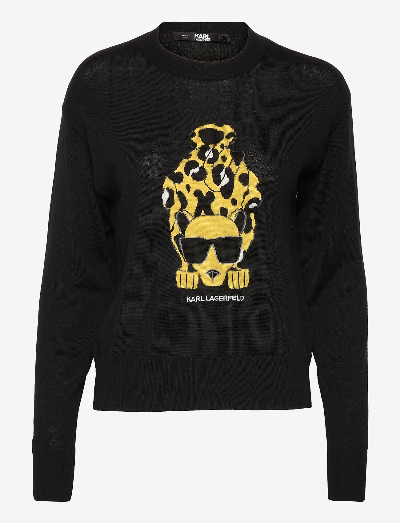 Karl Lagerfeld - Ikonik Animal Sweater - black - 0