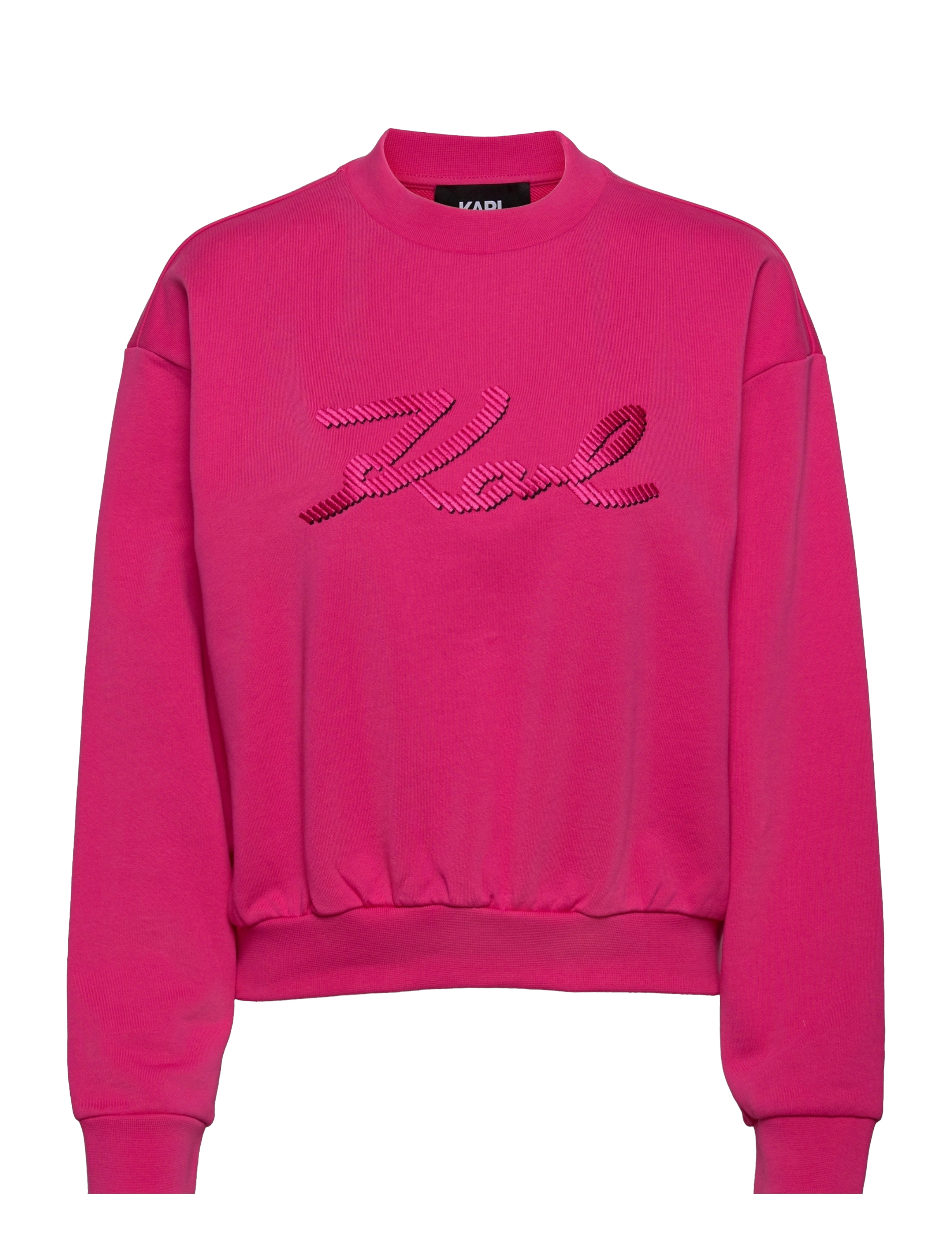 Logo Blouson Sweatshirt - FUCHSIA