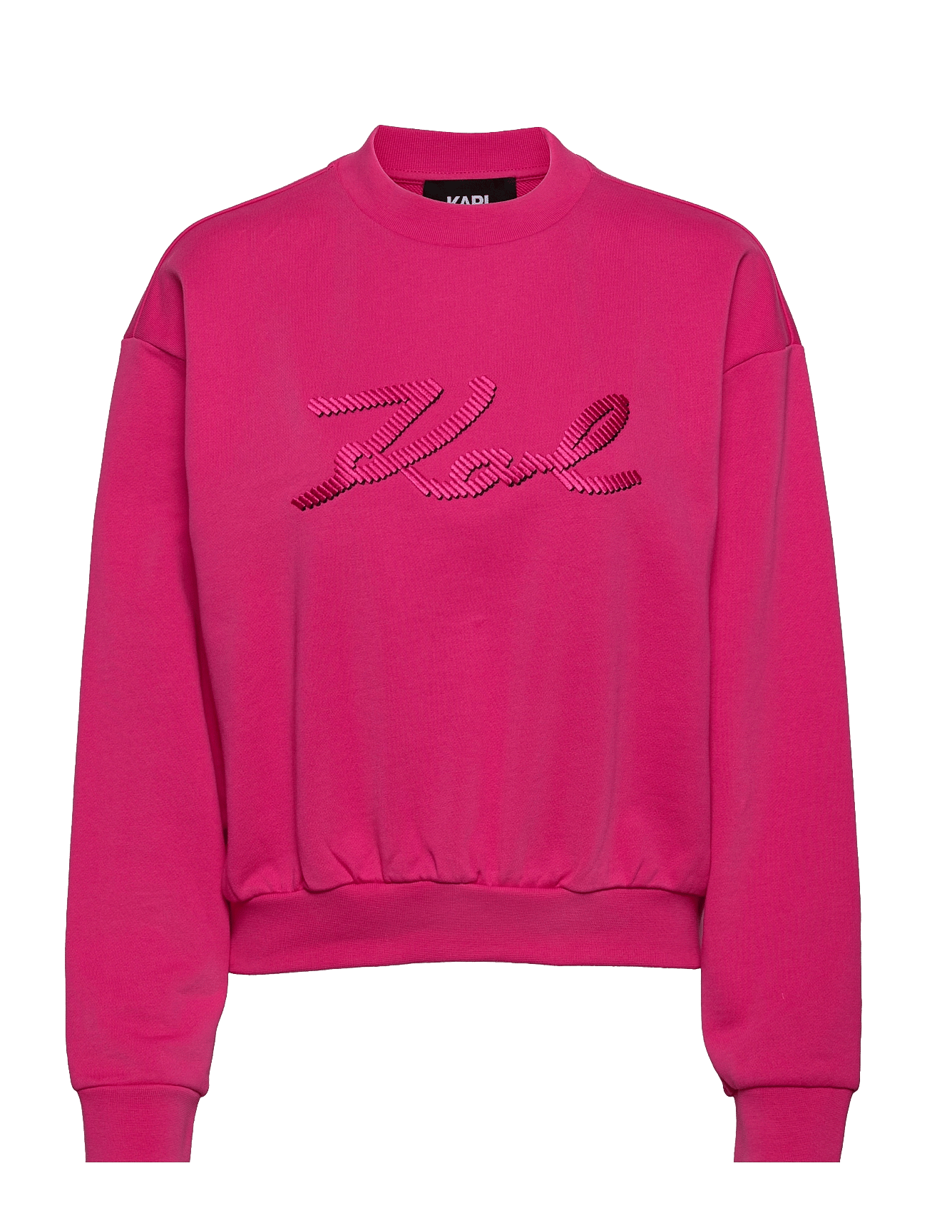 Logo Blouson Sweatshirt - FUCHSIA