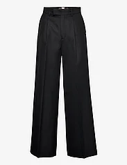 Karl Lagerfeld - Klxcd Unisex Wide Leg Pants - kostymbyxor - black - 0