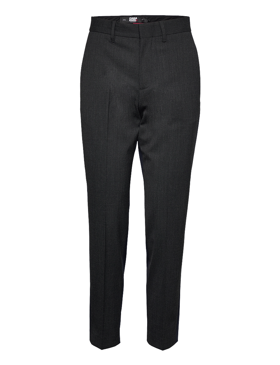 Karl Lagerfeld - Klxcd Unisex Two-Tone Pants - pidulikud püksid - dark grey/n - 0