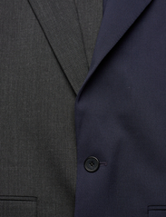 Karl Lagerfeld - Klxcd Unisex Bi-Colour Blazer - festkläder till outletpriser - dark grey/n - 2