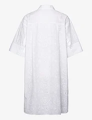 Karl Lagerfeld - Broderie Anglaise Shirtdress - särkkleidid - white - 1