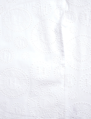 Karl Lagerfeld - Broderie Anglaise Shirtdress - kreklkleitas - white - 4