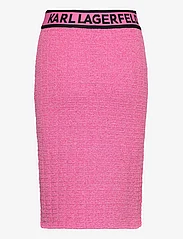 Karl Lagerfeld - boucle knit skirt - strikkede nederdele - cabaret pink - 1
