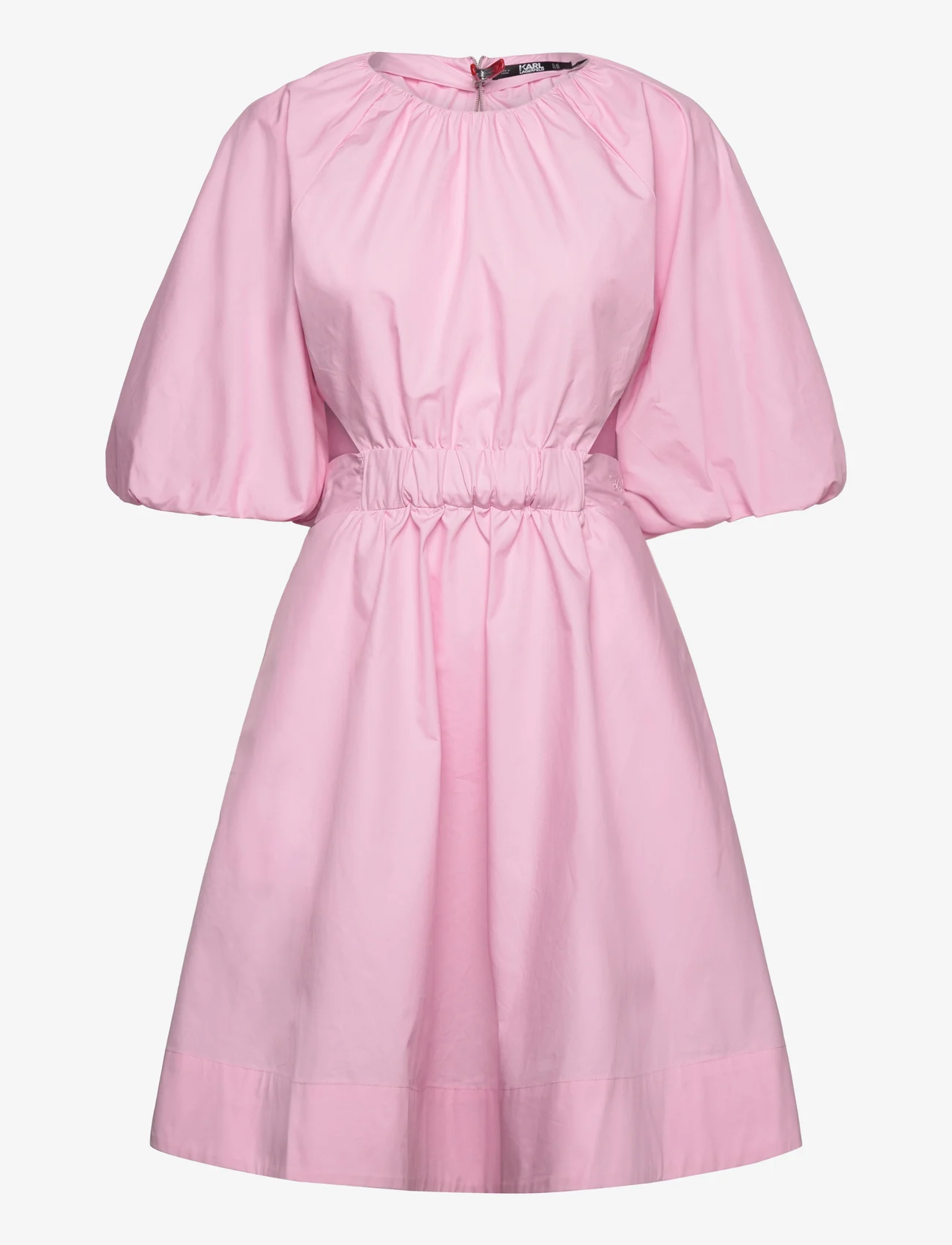 Karl Lagerfeld - a-line puff sleeve dress - party wear at outlet prices - lilac sachet - 0