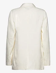 Karl Lagerfeld - logo tailored blazer - festkläder till outletpriser - off white - 1