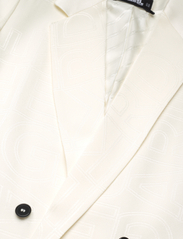 Karl Lagerfeld - logo tailored blazer - vakarėlių drabužiai išparduotuvių kainomis - off white - 2
